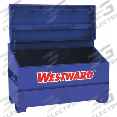 WESTWARD Slope-Lid Jobsite Box: 60 1/8 in W x 30 1/16 in D x 39 3/8 in H, 30.4 cu ft - Slope-Lid Jobsite Boxes