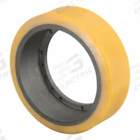 DAYTON Replacement Wheel Kit: Repl Wheel Kit, For Pallet Jacks, For 21XU81/21XU82/21XU83/21XU84 (MPN MH21XU8254G). Key specifications — attr1343630: Replacement Wheel Kit; attr1343631: 21XU84; attr1343633: DAYTON; attr1343619: Yellow; attr1343632: Pallet Jacks.