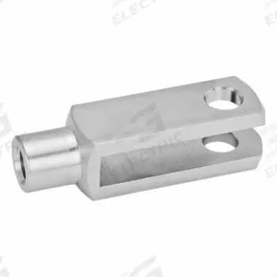 JW WINCO Clevis Rod Ends: Stainless Steel, Plain, M8 Tap Size, Right Hand, 16 mm Body Wd - Corrosion-Resistant Stainless Steel Clevis Fork Heads