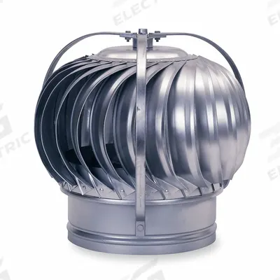 EMPIRE Wind-Driven Turbine Exhaust Ventilator: 29 in Head Dia, 18 in Throat Dia - Wind-Driven Turbine Fans