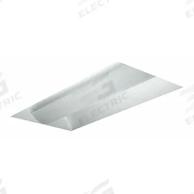 COLUMBIA LIGHTING Recessed Troffer: 4 ft Lg, 2 ft Wd, 4,900 lm, 4000K, 50 W - 2 ft. x 4 ft. LED Center-Basket Troffers