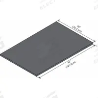 INSTOCK Work Surfaces: 4 ft Overall Lg, 30 in Overall Wd, 1 in Countertop Thick, Black, Epoxy (MPN GRLE4830-1). Key specifications — Brand: INSTOCK; Color: Black; Material: Epoxy.