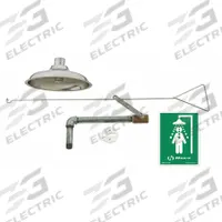 HAWS Plumbed Shower: Fully Recessed, Ceiling Mnt, Stainless Steel Sprayhead, Shroud, 1 in NPT Female (MPN 8169). Key specifications — Brand: HAWS; Activation: Pull Rod.