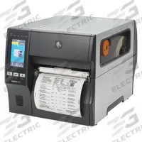 ZEBRA Industrial Printer: ZT400, 6.6 in Max. Print Wd, 12 in/sec, Peel Off Dispensing, Wired (MPN ZT42163-T110000Z). Key specifications — Brand: ZEBRA; Printer Connectivity: Ethernet; Print Speed: 12 in/sec; Dispensing Style: Peel Off; Wire Communication: Wired; Printer Series: ZT400; Screen Type: Color Touch Screen.
