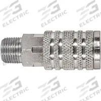 APPROVED VENDOR Quick Connect Hose Coupling: 1/2 in Body Size, 1/2 in Hose Fitting Size, Sleeve (MPN 5ZLP9). Key specifications — Brand: APPROVED VENDOR; Thread Size: 1/2" -14; Coupling Locking Type: Sleeve; Hose Fitting Gender: Male.
