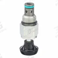 PARKER Cartridge Valve: Steel, Block-Mounted, Two Positions, Normally Closed, Knob Adjustment, DL081 (MPN DL081K). Key specifications — attr1012059: DL081K; attr1250696: DL081; attr1011632: Knob; attr1011634: Steel; attr1011635: PARKER; attr1011636: Steel; attr1011644: C08-2.