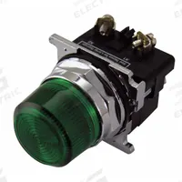 EATON Pilot Light: 30 mm Panel Mounting Size, Green, Incandescent, 120 V AC Max Volt Rating (Supply) (MPN 10250T201NC2N). Key specifications — Series: 10250T; Brand: EATON; Includes Push-To-Test: No Push-To-Test Included.