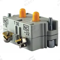 EATON Contact Block: 30 mm Panel Mounting Size, 2NC, Momentary, 10250T/E34 Series (MPN 10250T3E). Key specifications — Switch Action: Momentary; Terminal Connection Type: Screw Clamp Terminals; Brand: EATON; Compatible with Series: 10250T.
