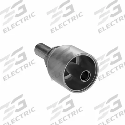 PARKER Hydraulic Crimp Fitting: Steel x Steel, Straight, -6 For Hose Dash Size - Parker Crimp Hydraulic Hose Fittings with Metric Connection