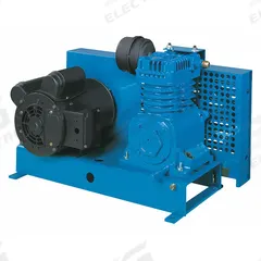 JENNY Fire Sprinkler Air Compressor: 2 hp, 1 Stage, Tankless, 12.4 cfm, 40 psi, 120V AC/240V AC (MPN K2S-BS-115/1ACGK). Key specifications — attr48430: JENNY; attr48445: 60 Hz; attr48448: Initial Fill of Compressor Oil; attr48450: 120V AC; attr48474: Single; attr48487: Tankless.