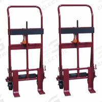 WESCO Machinery and Equipment Mover: 2,000 lb, 15 1/4 in L x 23 in W x 47 1/4 in H Overall (MPN 260091). Key specifications — Handle Type: Flow-Back; Includes Straps: Without Straps; Brand: WESCO.