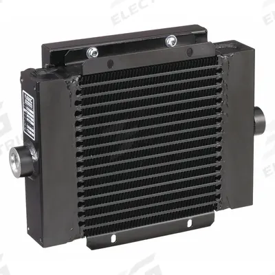 COOL-LINE Forced Air Oil Cooler: 10 hp Heat Removed, 30 gpm Max. Flow, 377 psi Max. Pressure - DC Motor Driven Forced Air Oil Coolers