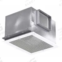 Bath Exhaust Fan: Ceiling, 395 cfm Max, 5 sones, 2 Speed, Rectangular Duct (MPN 60KU42). Key specifications — Brand: DAYTON; Nameplate Voltage: 115/208-230/277V AC; Sensor Type: None; Duct Shape: Rectangular; Heater: Without Heater; Includes: Grille; Mounting Location: Ceiling; Mounting Type: Adjustable Brackets.