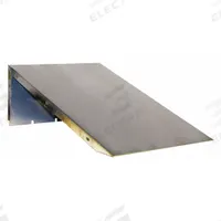 HALLOWELL Locker Sloping Top: 12 in x 18 in x 6 in, For 12 in Locker Wd, 304 Stainless Steel, Silver (MPN KISTT1218SS). Key specifications — attr65850: KISTT1218SS; attr65853: HALLOWELL; attr114205: 304 Stainless Steel; attr114211: Sloping Top Panel; attr114196: Silver.