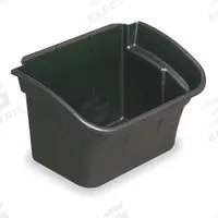 RUBBERMAID COMMERCIAL PRODUCTS Bin: 30 lb Cap, High Gloss, Black, Plastic (MPN FG335488BLA). Key specifications — attr1343268: Plastic; attr1343265: Black; attr1343278: High Gloss; attr1343273: FG452088; attr1343283: FG335488BLA; attr1343286: RUBBERMAID COMMERCIAL PRODUCTS; attr1343274: 4YX42; attr1343287: Bin.