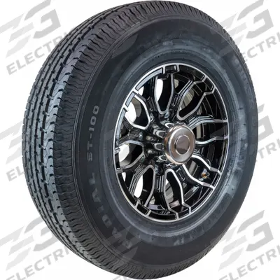 HI-RUN Trailer Tire Assembly: Street Tire and Wheel Assembly, ST235/80R16 Tire Size - Street Tire & Wheel Assembly