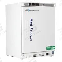 AMERICAN BIOTECH SUPPLY Freezer: Undercounter, 4.2 cu ft, -25°C to -15°C, Manual Defrost Method (MPN PH-ABT-HC-UCBI-0420). Key specifications — Defrost Method: Manual; Brand: AMERICAN BIOTECH SUPPLY; Door Hinge: Right.
