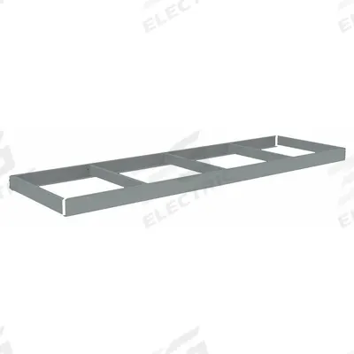 TENNSCO Shelf: 84 in x 24 in, 1,750 lb Load Capacity, Gray - Open Deck Shelf Kits for Boltless Shelving