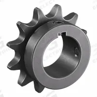 TSUBAKI Single Strand Sprocket: 50, For 5/8 in Chain Pitch, 1 1/4 in Bore Dia, 12 Teeth, Steel (MPN 50B12F-1 1/4). Key specifications — Brand: TSUBAKI.