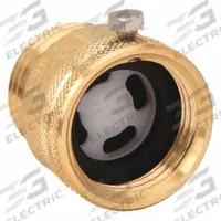 CASH ACME Vacuum Breaker: Female NST x Male NST, For Water Media, 180°F, Brass, Back-Siphonage, NST (MPN 19600-0000LF). Key specifications — Spring Material: Stainless Steel; Check Mechanism Material: Brass; Connection Gender - Side 1: Female; Connection Gender - Side 2: Male; Connection Type - Side 1: NST; Connection Type - Side 2: NST; Seat Material: Buna-N; Includes Freeze Protection: Freeze Protection Included.