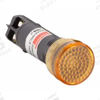 DAYTON Raised Panel Light: 12 mm Panel Mounting Hole Dia, LED, Raised Head (MPN 22NY85). Key specifications — Brand: DAYTON; Electrical Connection: M2.5 Screw.
