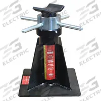 AME Jack Stand: Screw Adjustment, 20 ton Load Capacity, 26 5/8 in Max Extended Ht, 16 1/2 in Min Ht (MPN 14410). Key specifications — Base Shape: Square; Base Material: Steel; Saddle Shape: Rectangular; Brand: AME.