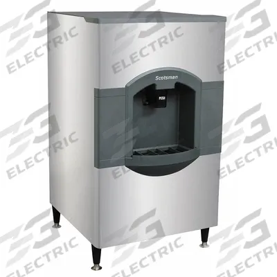 SCOTSMAN Ice Dispenser: 180 lb Storage Capacity, Rocking Chute, Antimicrobial - Furnishings, Appliances and Hospitality