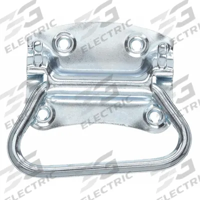 APPROVED VENDOR Folding Pull Handle: Unthreaded Holes, Steel, Silver, #10 Screw Size - Folding Pull Handles