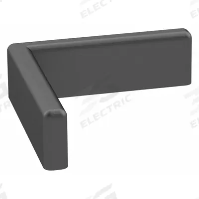 TENNSCO Protective Cap: 2 3/4 in x 2 3/4 in x 7/16 in, Black, Nylon - Post Caps for Boltless Shelving