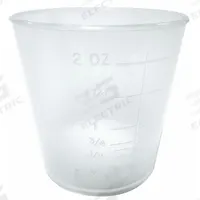 APPROVED VENDOR Medicine Container: Polypropylene, Polypropylene, 2 fl oz, Non-Sterile, Cylindrical (MPN 12103). Key specifications — Brand: APPROVED VENDOR; Clarity: Clear; Closure Included: No; Pre-Cleaned: None.
