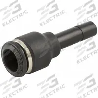 AIGNEP Push To Connect Fitting: 6 mm OD x 8 mm OD Size, Push-to-Connect x Tube Stem, Nylon, Black (MPN 55705-6-8). Key specifications — Brand: AIGNEP.
