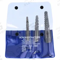 CLEVELAND Screw Extractor Set: 3 Pc, Spiral Flute, Size #4/#5/#6, 7/16 in to 1 in Capacity (MPN C00909). Key specifications — attr1030267: CLEVELAND; attr1030276: 7/16 in to 1 in; attr1030283: C00909; attr1030273: #6; attr1075325: 7/16 in to 1 in.