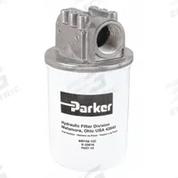 PARKER Hydraulic Spin-on Filter: 50 gpm Max. Flow, 150 psi Max. Pressure, Paper (MPN 50AT110CBPCN20H). Key specifications — attr95846: Paper; attr98907: PARKER; attr95844: 10.