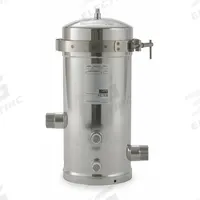 3M AQUA-PURE Water Filter Housing: 1 1/2 in, NPT, Male, 19 1/2 in Overall Ht, 12 in Overall Dia (MPN 4808713). Key specifications — Housing Material: 316L Stainless Steel; Housing Color: Silver; Brand: 3M AQUA-PURE.
