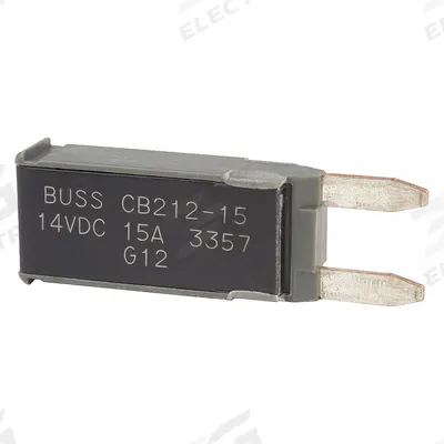 BUSSMANN Automotive Circuit Breaker: CB212, 14V DC, 225 A at 14V DC - Plug-In Mount Automotive Circuit Breakers