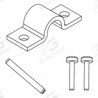 ANDERSON POWER PRODUCTS Cable Clamp: 115G1, For Powerpole Pak Series, Steel. Key specifications — Compatible with Manufacturer Model Number: 2 to 4 Pole Powerpole Pak Connectors; Compatible with Series: Powerpole Pak; Material: Steel; Manufacturer Part Number: 115G1; Product Type: Cable Clamp & Hardware Pack.