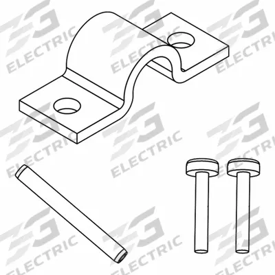 ANDERSON POWER PRODUCTS Cable Clamp: 115G1, For Powerpole Pak Series - Anderson Power Connector Hardware & Accessories