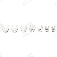 PROTO Crowfoot Socket Set: Alloy Steel, Chrome, 7 Tools, 1/4 in Drive Size (MPN J47000MCF). Key specifications — attr309639: Chrome; attr309638: Alloy Steel; attr309631: 7 mm to 14 mm; attr324933: PROTO.