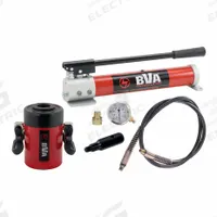 BVA HYDRAULICS Stroke Hollow Cylinder: 60 ton Cylinder Nominal Capacity, HC6003T, P1000 (MPN SP10-6003T). Key specifications — attr96685: CF3814; attr98870: BVA HYDRAULICS; attr96682: 3 in; attr96683: HC6003T; attr96684: P1000; attr1160276: Pump and Cylinder Set.