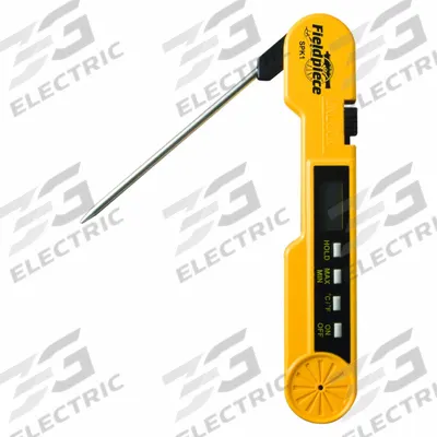 FIELDPIECE Digital Thermometer: -58°F to 392°F /-50°C to 200°C - Industrial Digital Pocket Thermometers