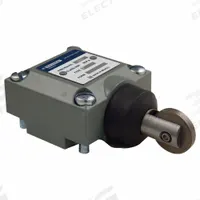 TELEMECANIQUE SENSORS Limit Switch Head: Roller Plunger, Side (MPN 9007F). Key specifications — Compatible with Series: 9007C; Actuator Location: Side; Brand: TELEMECANIQUE SENSORS; Action: Momentary.