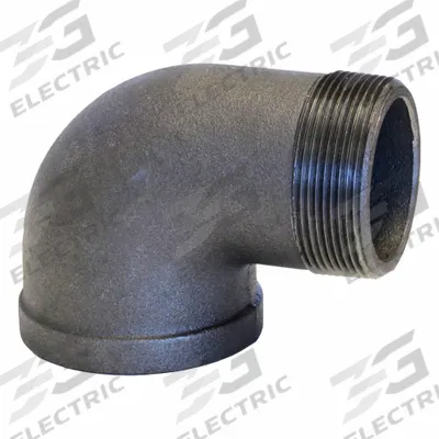 USA INDUSTRIALS Metal Pipe Elbow: 1/8 in x 1/8 in, Threaded x Threaded, Class 150, 150 psi - Low-Pressure Threaded Pipe Fittings with Thread Sealant