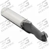 OSG Ball End Mill: Carbide, TiAlN Coated, 2 Flute, 2.5 mm Mill Dia, 8 mm LOC, 39 mm OAL (MPN 402-0984-BN11)