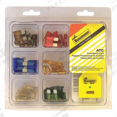 BUSSMANN Fuse Kit: Includes Series ATC, Automotive Fuses - Automotive & Fleet Fuse Kits
