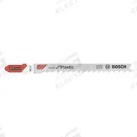 BOSCH Jigsaw Blade: 6, 4 in Blade Lg, Bi-Metal, High Carbon Steel, T Shank, 1 Pieces, 3 PK (MPN T102D3). Key specifications — attr1097716: Solid Stock; attr1097715: Bi-Metal; attr1097719: 6; attr1097721: High Carbon Steel; attr1097728: BOSCH.