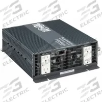 TRIPP LITE Inverter: Modified Sine Wave, Input Terminals, 3,000 W Continuous Output Power, 4 Outlets (MPN PV3000GFCI). Key specifications — Brand: TRIPP LITE; DC Connection: Input Terminals; Input Voltage: 12V DC; Inverter Output Form: Modified Sine Wave; Output Frequency: 60 Hz; Output Voltage: 120V AC.