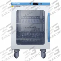 ACCUCOLD Warming Cabinet: 90°F to 160°F, Digital Screen, 23 7/8 in Overall Dp, 23 1/2 in Overall Wd (MPN AWC6PBLHD). Key specifications — Brand: ACCUCOLD; Door Material: Glass.