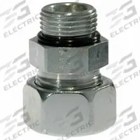 ERMETO Compression Fitting Adapter: 12 mm OD Size, 9/16-18UNF-2A Thread Size, 31 mm Overall Lg (MPN GE12S9/16UNFOMDCF). Key specifications — Brand: ERMETO; Series: Ermeto DIN.