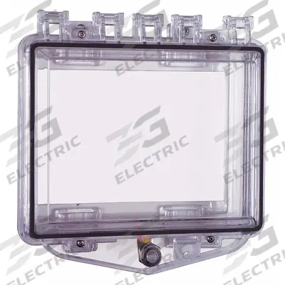 SAFETY TECHNOLOGY INTERNATIONAL Enclosure: Polycarbonate, 5 15/16 in Overall Dp - Covers for Alarms & Wall Fixtures