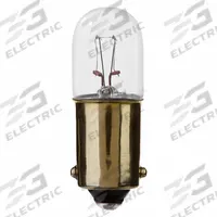 APPROVED VENDOR Incandescent Bulb: Incandescent, Miniature Bayonet (BA9s), (T) Tubular, T3-1/4, 1820 (MPN 21U629). Key specifications — Light Color: White; Trade Number: 1820; Voltage: 28V AC; Brand: APPROVED VENDOR; Bulb Shape: T3-1/4.